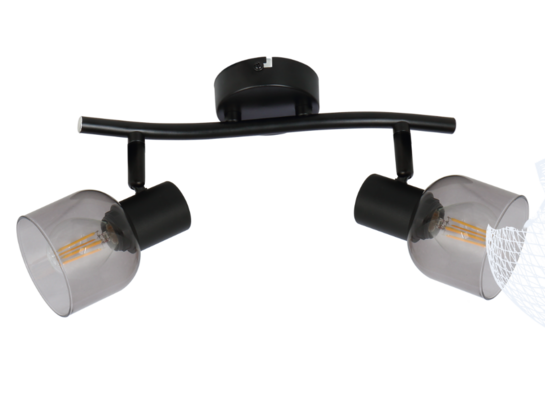 Listwa Judy czarna 2x E14 40W