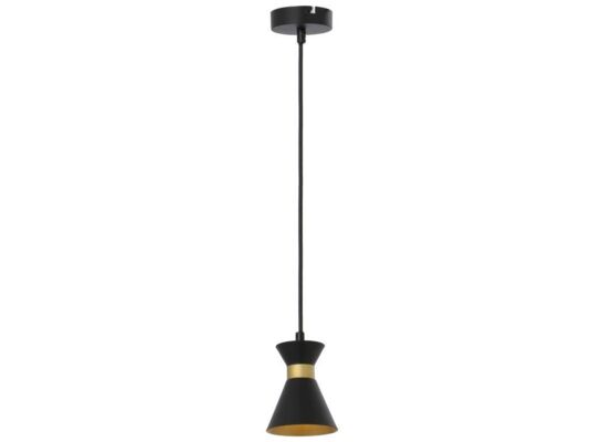 Lampa wisząca Breda czarno-złota 1x E14 40W