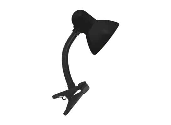 Lampka biurkowa TOLA E27 black CLIP STRÜHM