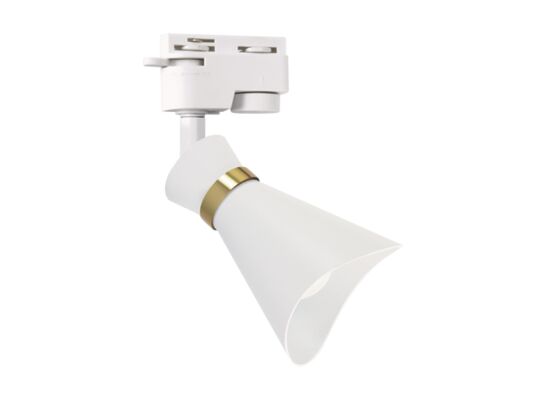 Oprawa do zamontowania na szynoprzewodzie LORETA TRA E14 white/golden strühm