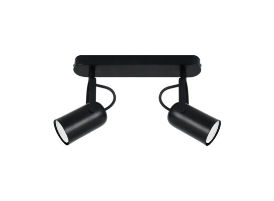 Oprawa ścienno-sufitowa LOFTA GU10 2L black strühm