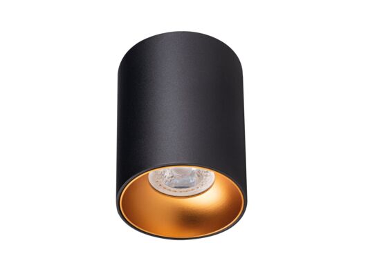 Oprawa sufitowa punktowa RITI GU10 czarno-złoty