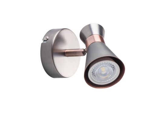 Oprawa ścienno-sufitowa MILENO EL-10 srebrno-miedziany