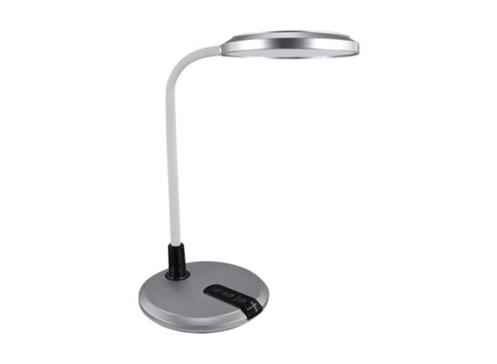 Lampka biurkowa PLATON LED silver STRÜHM