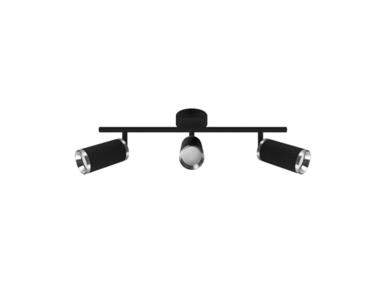 Oprawa ścienno-sufitowa FRIDA SPT GU10 3I black/chrome strühm