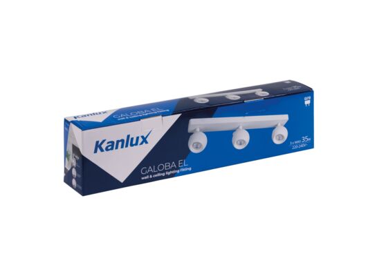 Listwa reflektorowa GALOBA biała 3xGU10