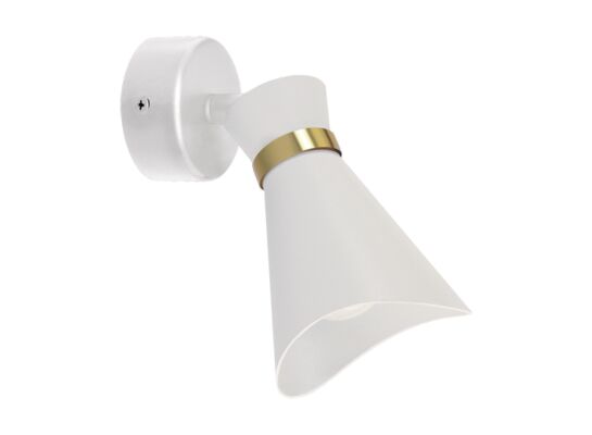 Oprawa ścienno-sufitowa LORETA SPT E14 white/golden strühm