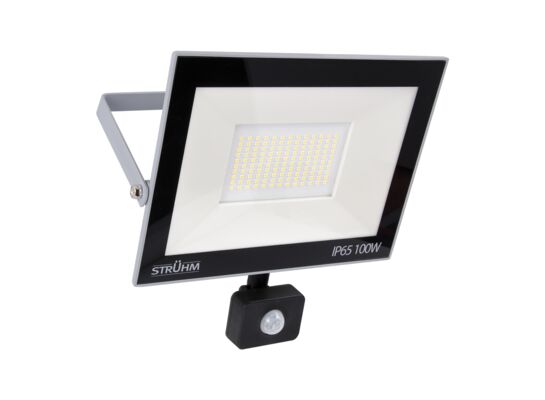 Naświetlacz z czujnikiem ruchu KROMA led S 100 w GREY zimna biel CW STRÜHM