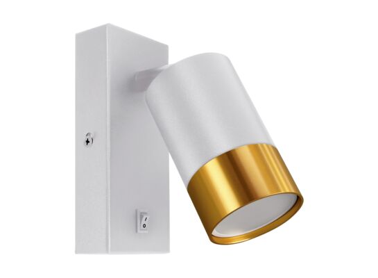 Oprawa dekoracyjna PUZON WLL GU10 white/gold strühm