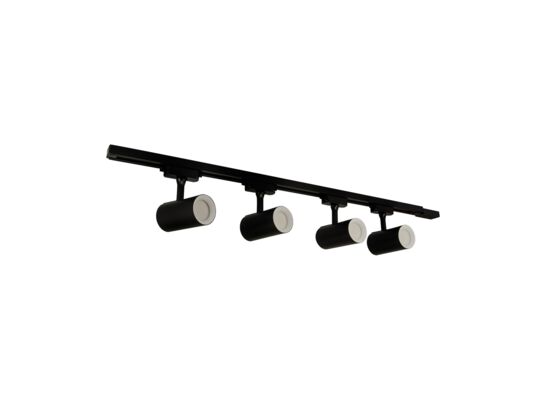 Oprawa do zamontowania na szynoprzewodzie LUTER 4xGU10 black strühm