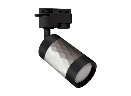 Oprawa do zamontowania na szynoprzewodzie PIANO TRA GU10 silver/black strühm