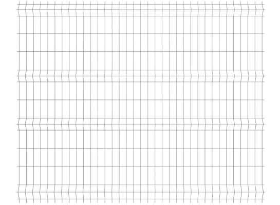 Panel ogrodzeniowy 200 x 250 cm Ø4 mm (50 x 200 mm) ocynk