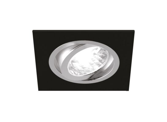 Sufitowa oprawa punktowa ALUM D MAT black/chrome strühm