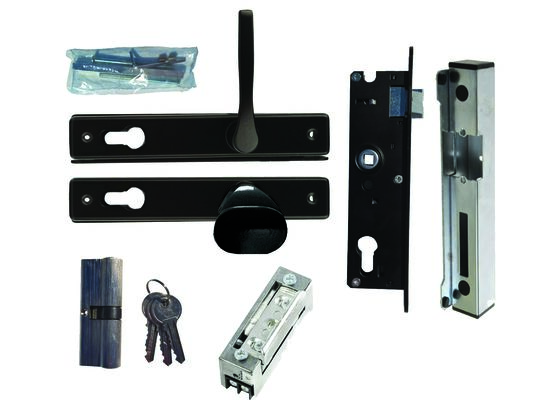 Zestaw elementów do furtki z elektrozaczepem Polbram