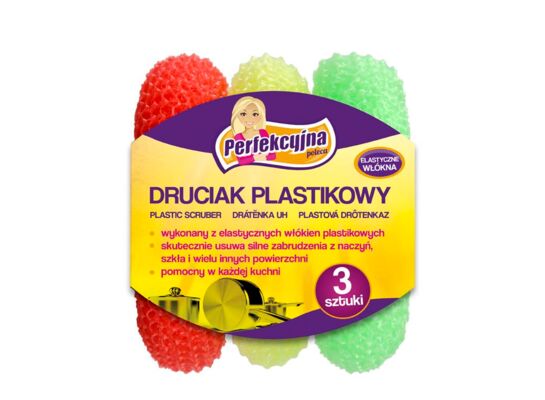 Druciaki plastikowe 3 sztuk