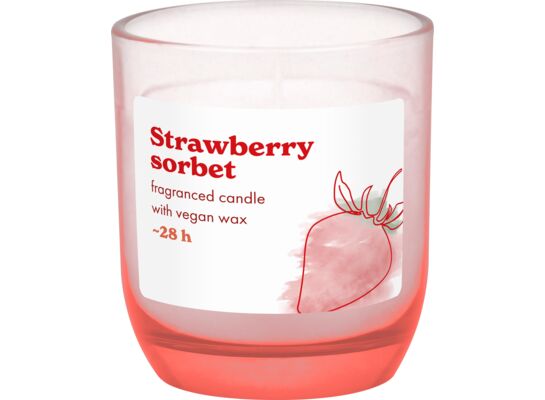 Swieca zapachowa w szkle Strawberry Sorbet 28 h