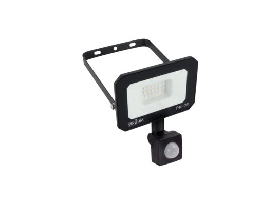 Naświetlacz z czujnikiem ruchu ASTON LED S 10 W black neutralna biel nW strühm