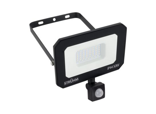 Naświetlacz z czujnikiem ruchu ASTON LED S 50 W black neutralna biel NW strühm