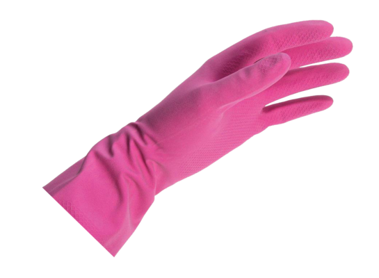 Rękawice lateksowe 2 sztuki rosa S