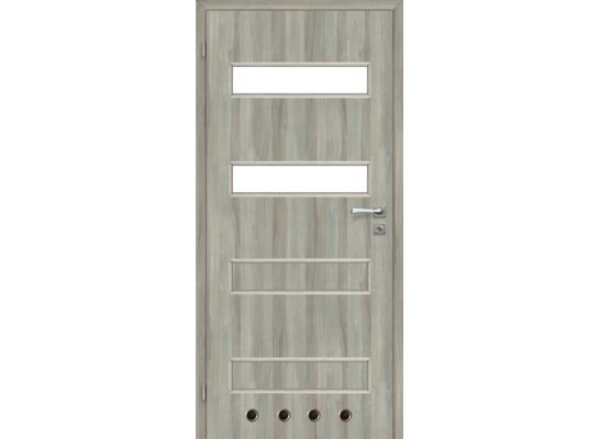 Drzwi wewnętrzne Milano 70L Dąb Skandynawski lakierowany 2 zawiasy