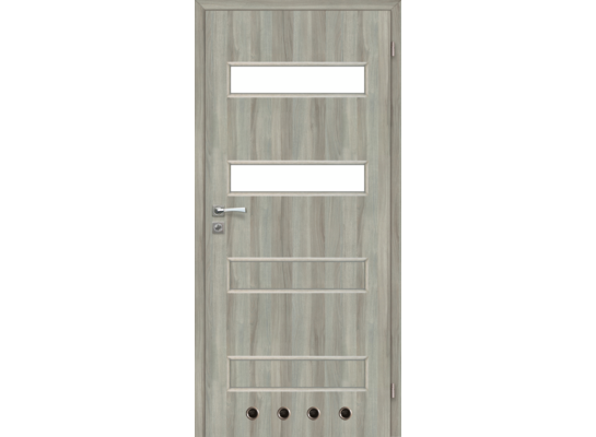 Drzwi wewnętrzne Milano 70P Dąb Skandynawski lakierowany 2 zawiasy