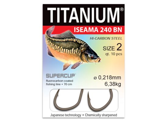 Przypon karpiowy rozmiar 2 śr. 0,218 mm TITANIUM