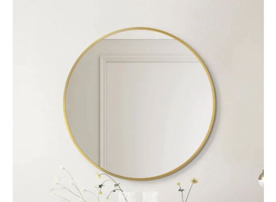 Lustro Round Gold 70 x 70 cm