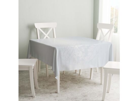 Obrus Leaved 150 x 300 cm biały