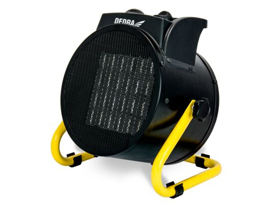 Nagrzewnica elektryczna PTC 2,0 kW okrągła czarna DED9930C DEDRA