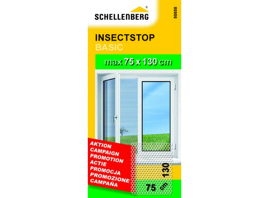 Siatka na okno 75 x 130 cm biała