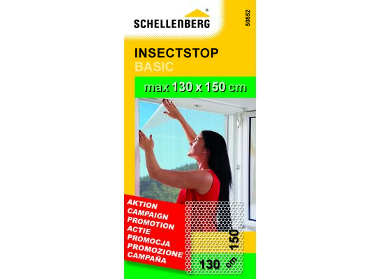 Siatka na okno 130 x 150 cm biała