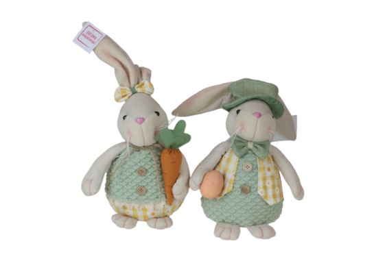 Figurka wielkanocna tekstylna 40 cm mix