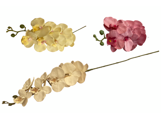 Storczyk pojedynczy sztuczny 104 cm mix