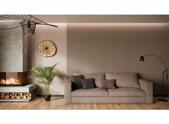 Listwa lamelowa home and me WP125B biały 3 sztuki