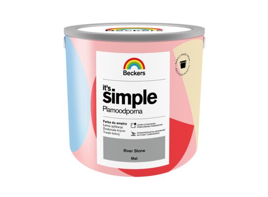 Farba plamoodporna IT'S SIMPLE River Stone 2,5 l Beckers