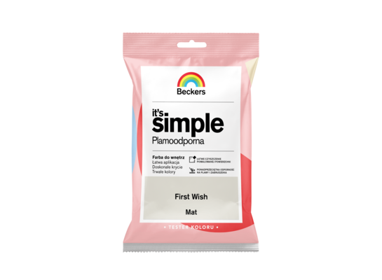 Farba plamoodporna IT'S SIMPLE Tester First Wish Beckers
