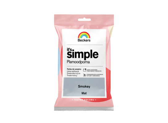 Farba plamoodporna IT'S SIMPLE Tester Smokey Beckers