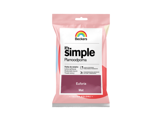 Farba plamoodporna IT'S SIMPLE Tester Euforia Beckers