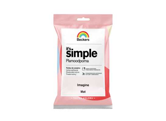 Farba plamoodporna IT'S SIMPLE Tester Imagine Beckers