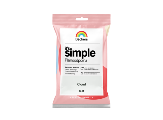 Farba plamoodporna IT'S SIMPLE Tester Cloud Beckers