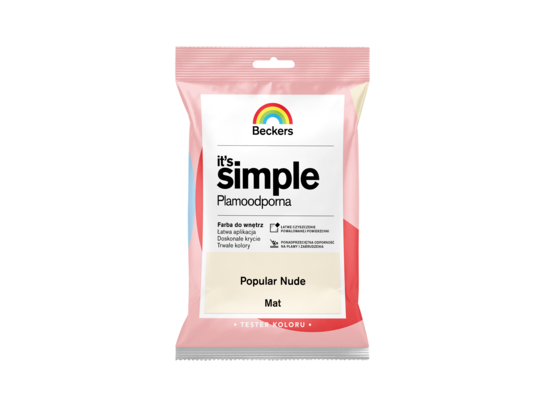 Farba plamoodporna IT'S SIMPLE Tester Popular Nude Beckers