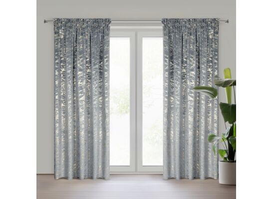 Zasłona gotowa na taśmie Doris 140 x 270 cm szary