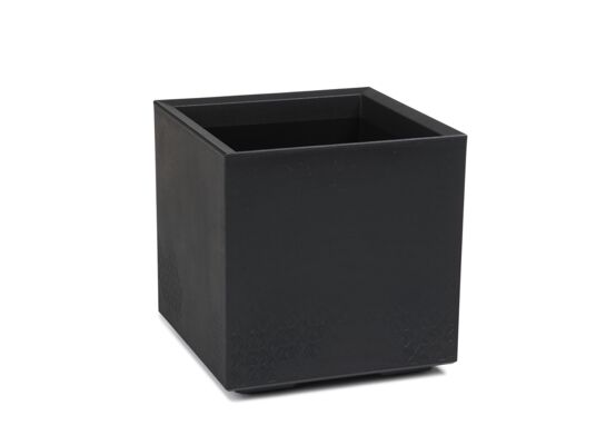 Kwietnik KARO 40 x 40 x 40 cm beton czarny