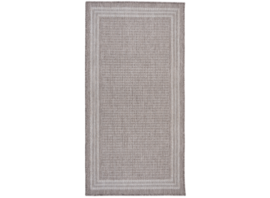 Dywan Express New Outdoor 60 x 100 cm ramka szary