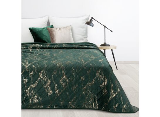 Narzuta Luiz 170 x 210 cm ciemnozielono-złoty