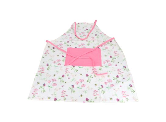 Fartuch 60 x 80 cm biało-różowy