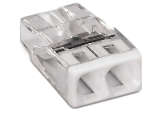 Złączka max. 2,5 mm² 2-krotna 5 sztuk biały WAGO