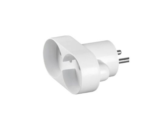 Rozgałęźnik 2 gniazda okrągłe b/u