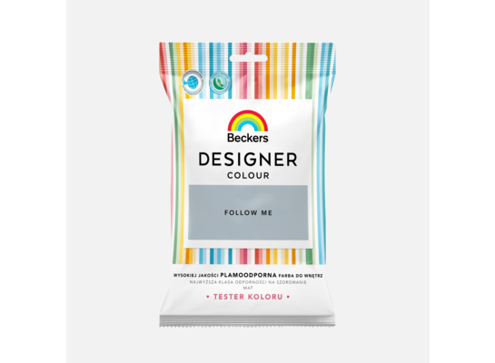 Farba lateksowa Beckers Designer Colour TESTER Follow Me 0,05 l
