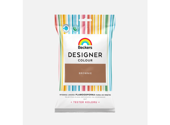 Farba lateksowa Beckers Designer Colour TESTER Brownie 0,05 l